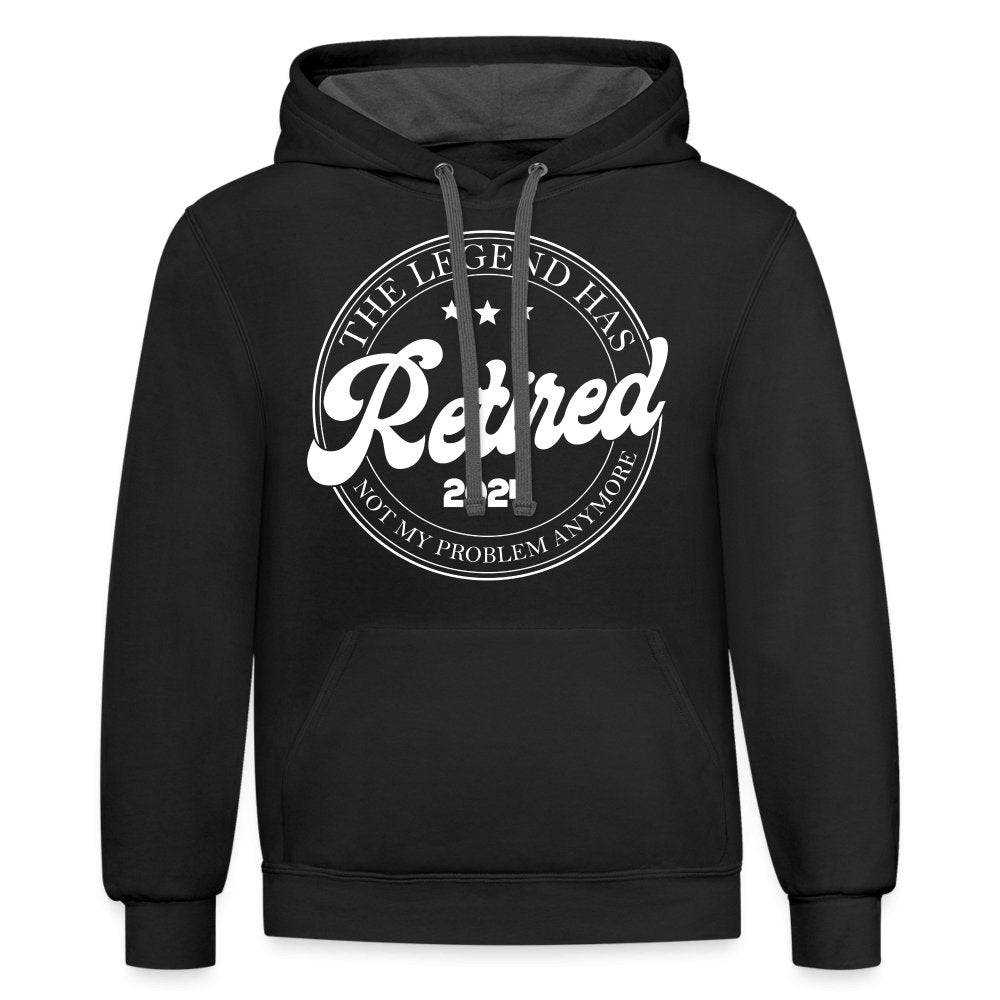 The Legend Has Retired Hoodie (2024) - black/asphalt