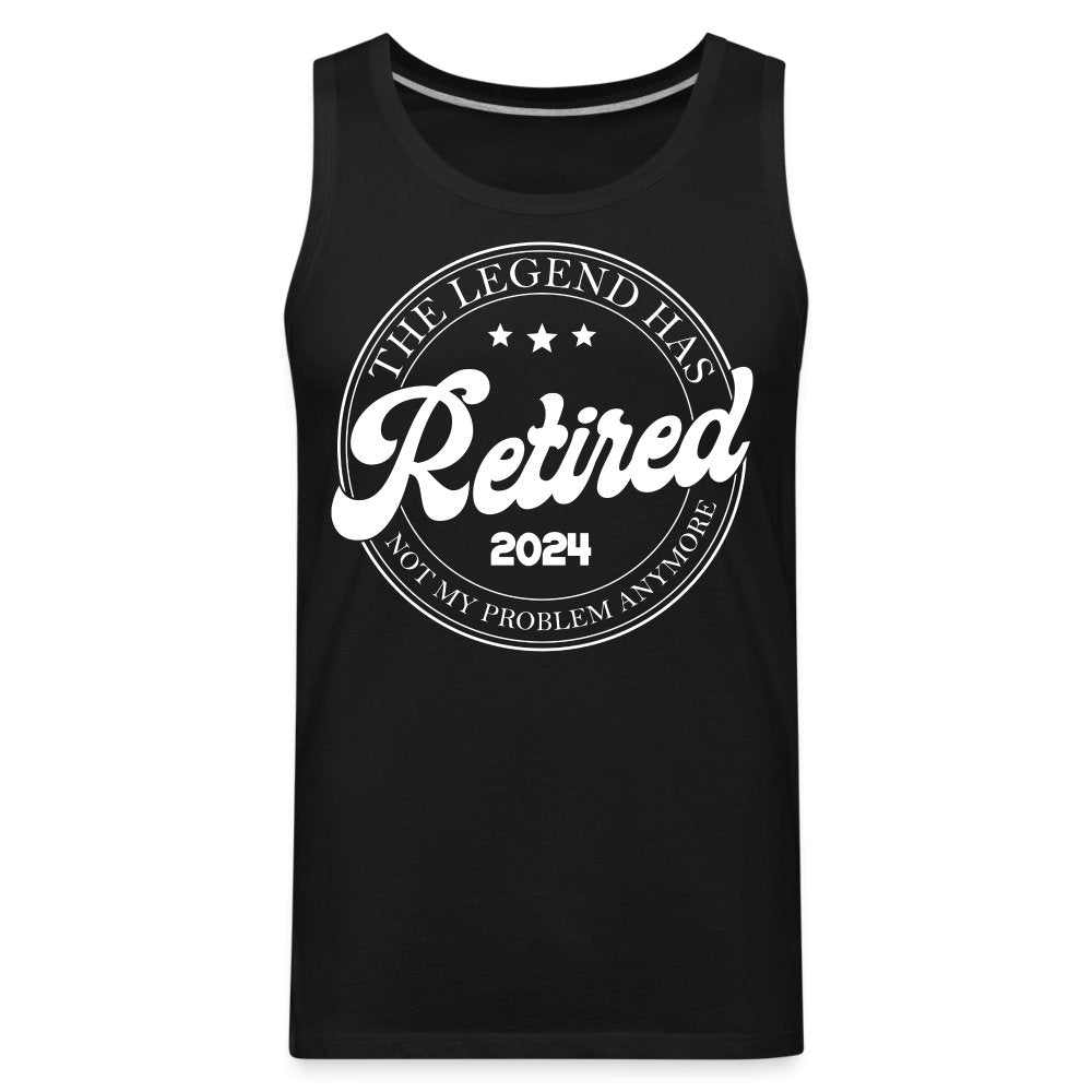 The Legend Has Retired Men’s Premium Tank Top (2024) - black