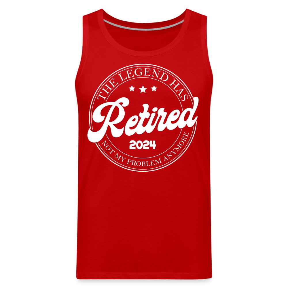 The Legend Has Retired Men’s Premium Tank Top (2024) - black