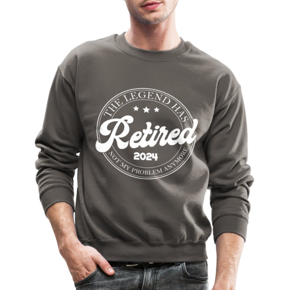 The Legend Has Retired Sweatshirt (2024) - asphalt gray