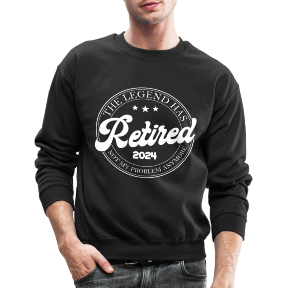 The Legend Has Retired Sweatshirt (2024) - black