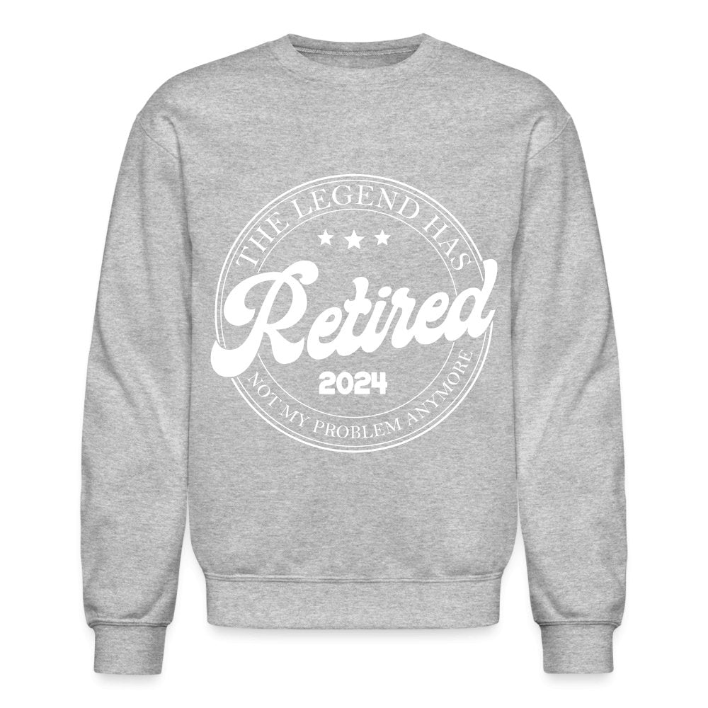 The Legend Has Retired Sweatshirt (2024) - heather gray