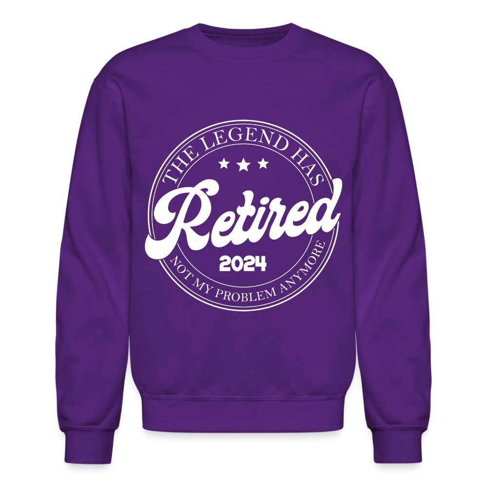 The Legend Has Retired Sweatshirt (2024) - purple