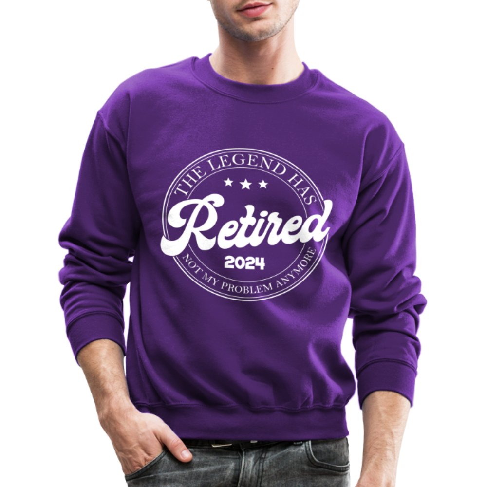 The Legend Has Retired Sweatshirt (2024) - purple