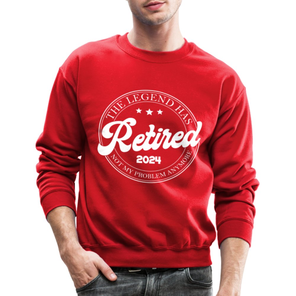 The Legend Has Retired Sweatshirt (2024) - red