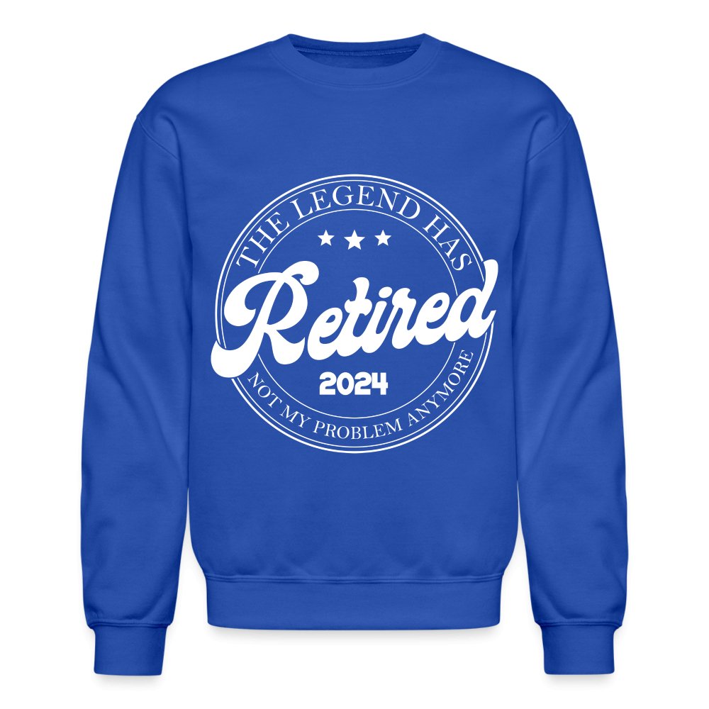 The Legend Has Retired Sweatshirt (2024) - royal blue