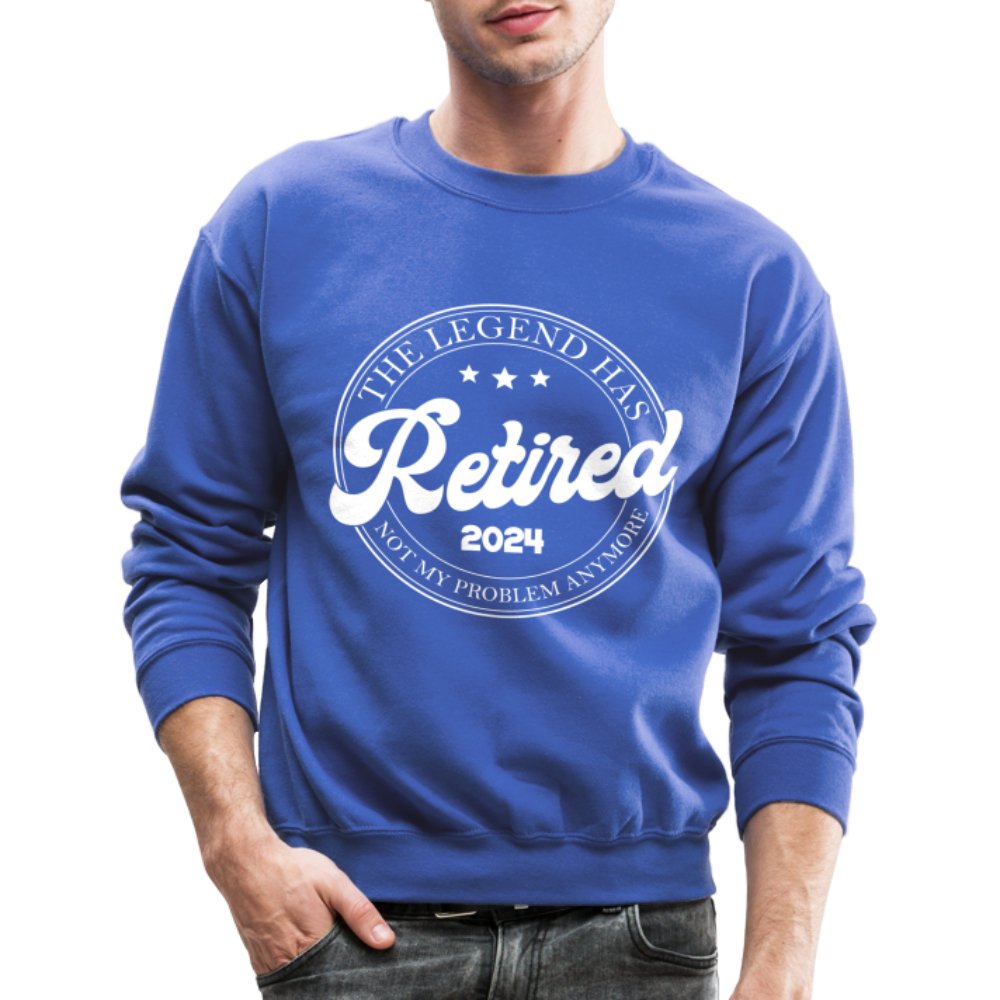 The Legend Has Retired Sweatshirt (2024) - royal blue