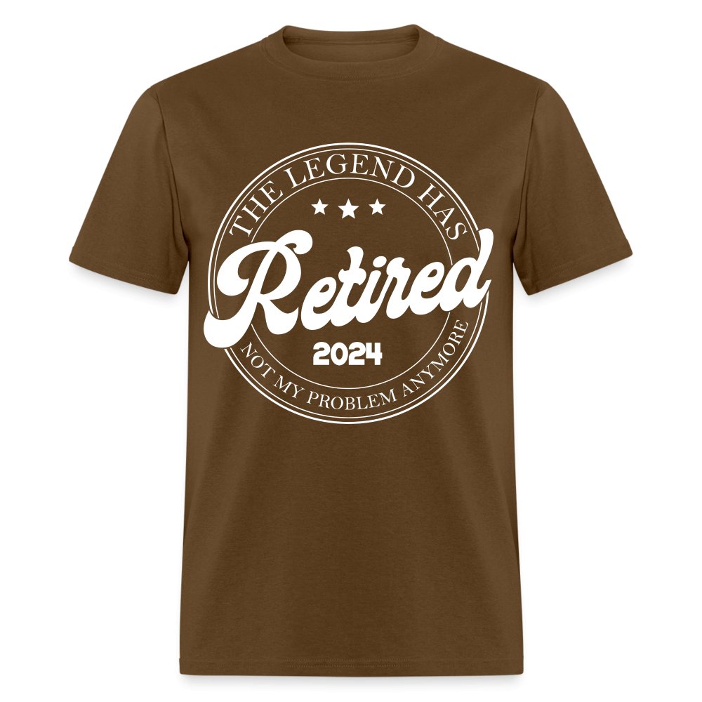 The Legend Has Retired T-Shirt (2024) - brown