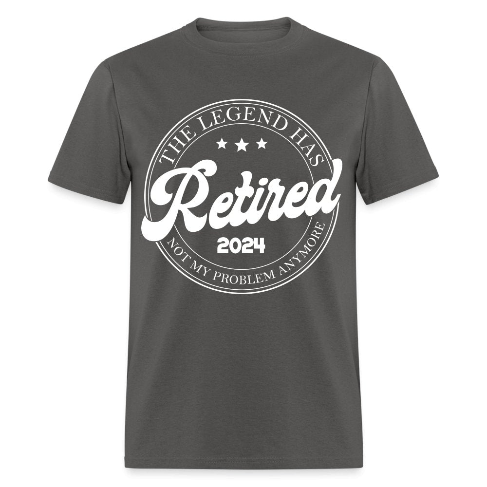 The Legend Has Retired T-Shirt (2024) - charcoal