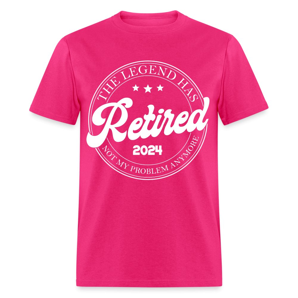 The Legend Has Retired T-Shirt (2024) - fuchsia