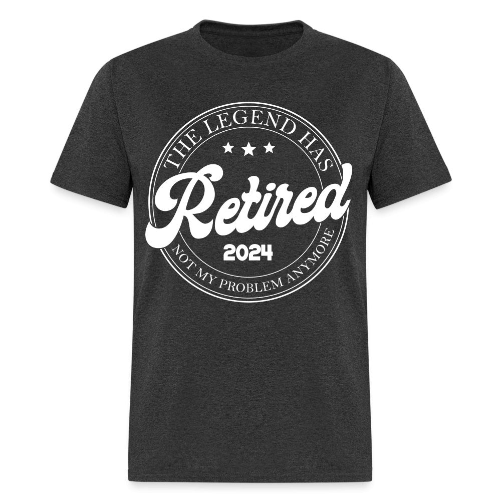 The Legend Has Retired T-Shirt (2024) - heather black