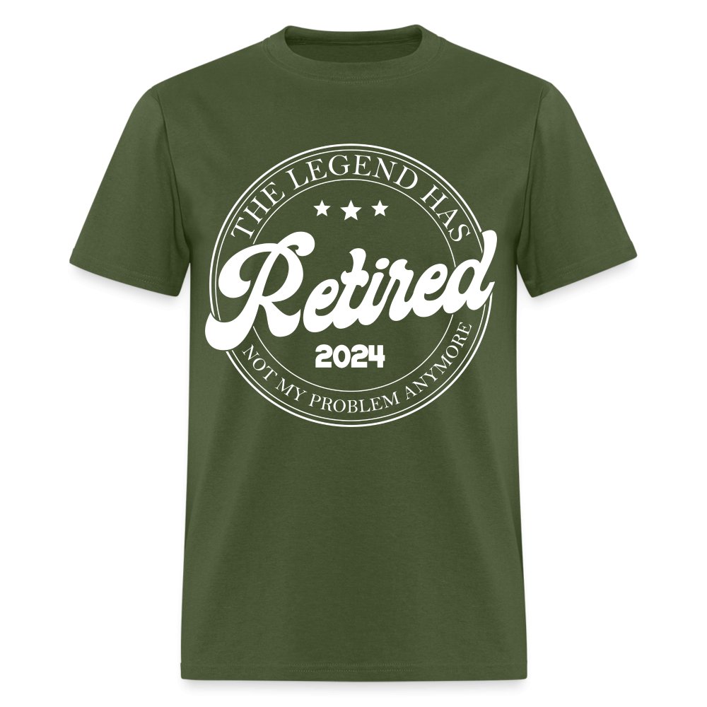 The Legend Has Retired T-Shirt (2024) - military green