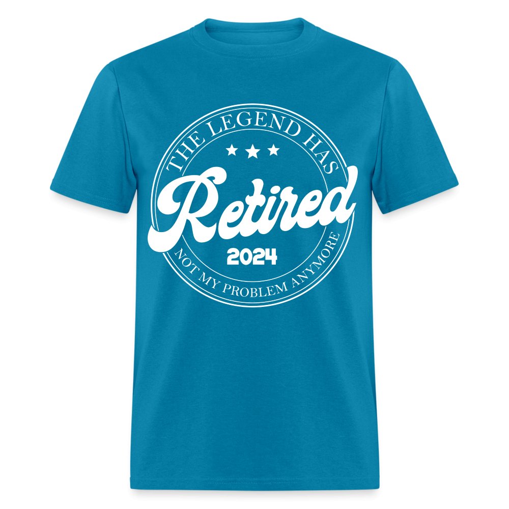 The Legend Has Retired T-Shirt (2024) - turquoise