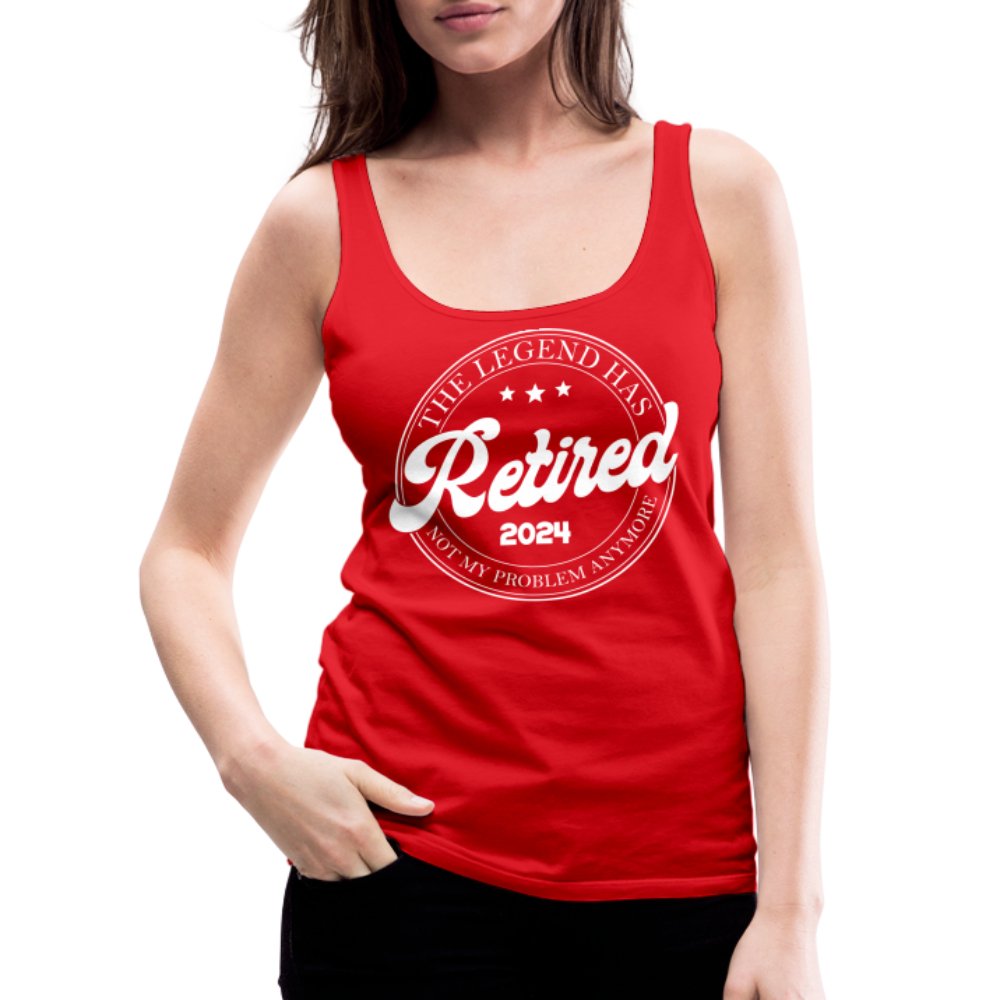 The Legend Has Retired Women’s Premium Tank Top (2024) - black