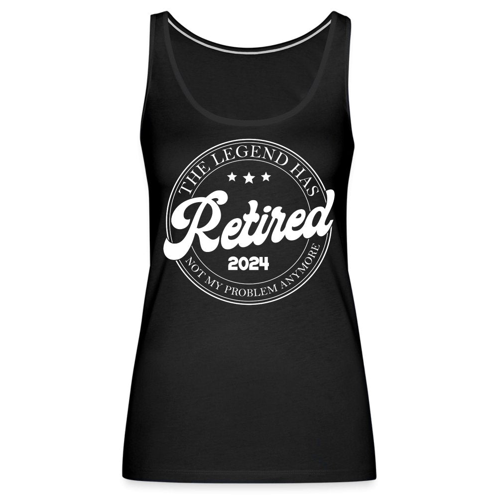 The Legend Has Retired Women’s Premium Tank Top (2024) - black