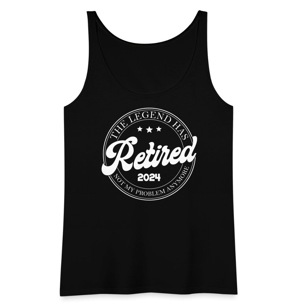 The Legend Has Retired Women’s Premium Tank Top (2024) - black