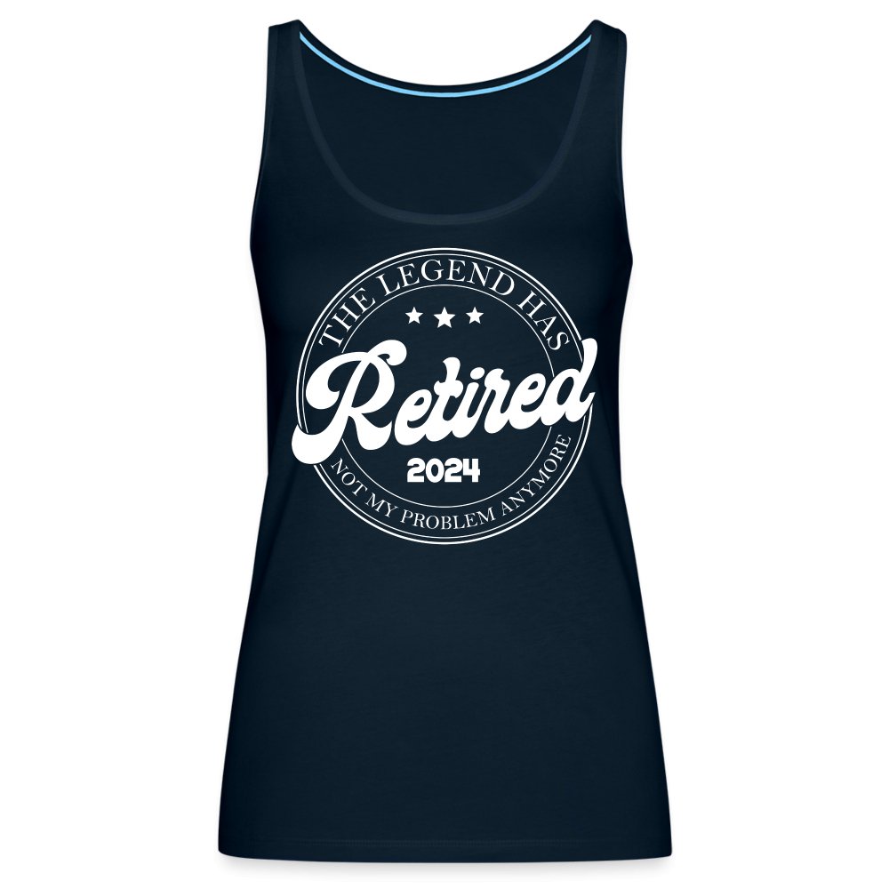 The Legend Has Retired Women’s Premium Tank Top (2024) - deep navy