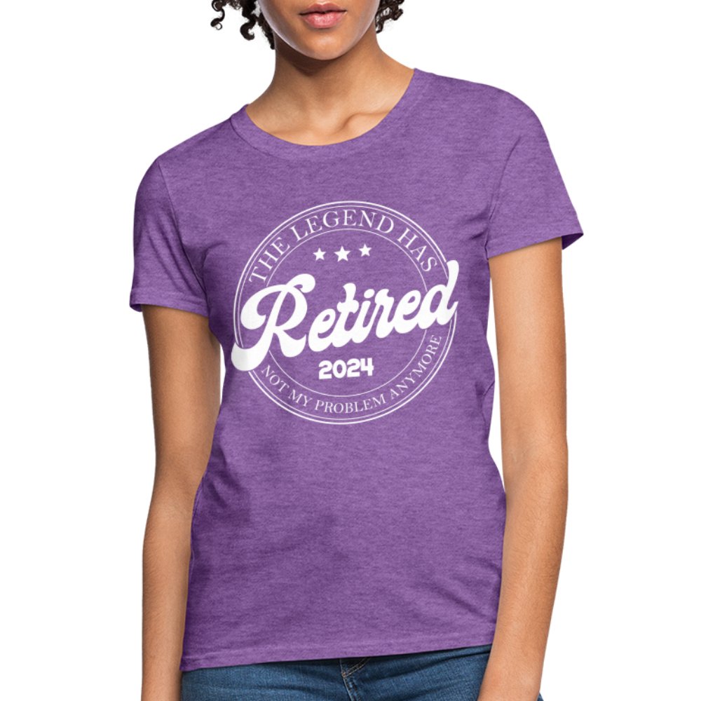 The Legend Has Retired Women's T-Shirt (2024) - fuchsia