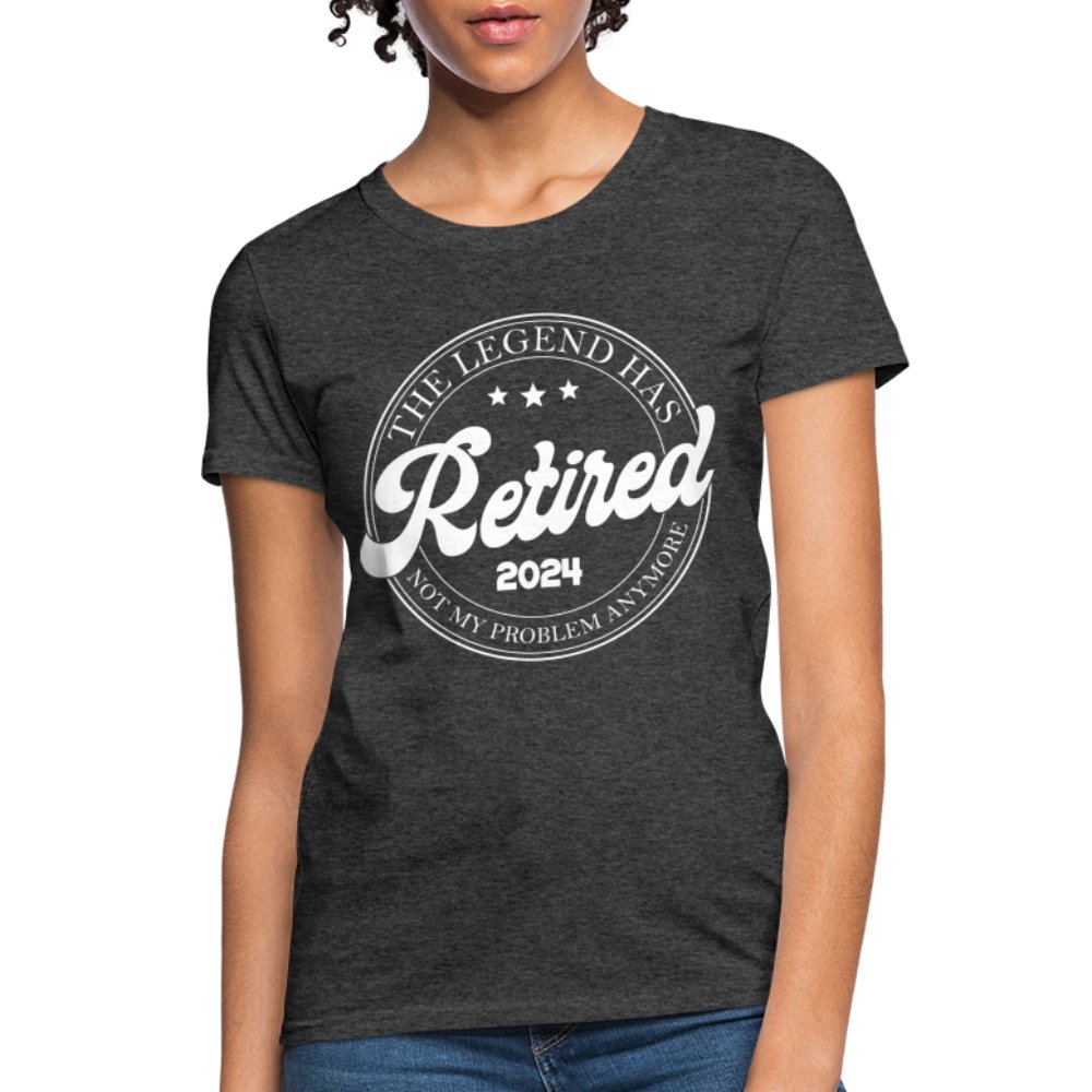 The Legend Has Retired Women's T-Shirt (2024) - heather black