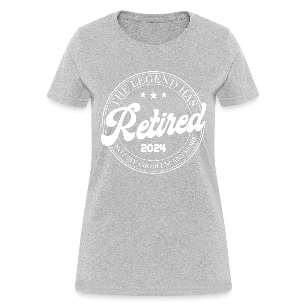 The Legend Has Retired Women's T-Shirt (2024) - heather gray