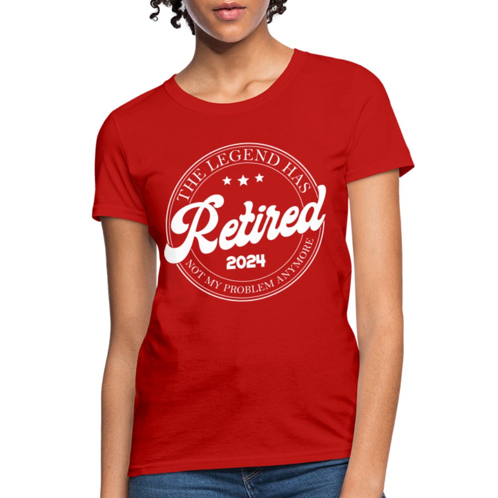 The Legend Has Retired Women's T-Shirt (2024) - heather gray