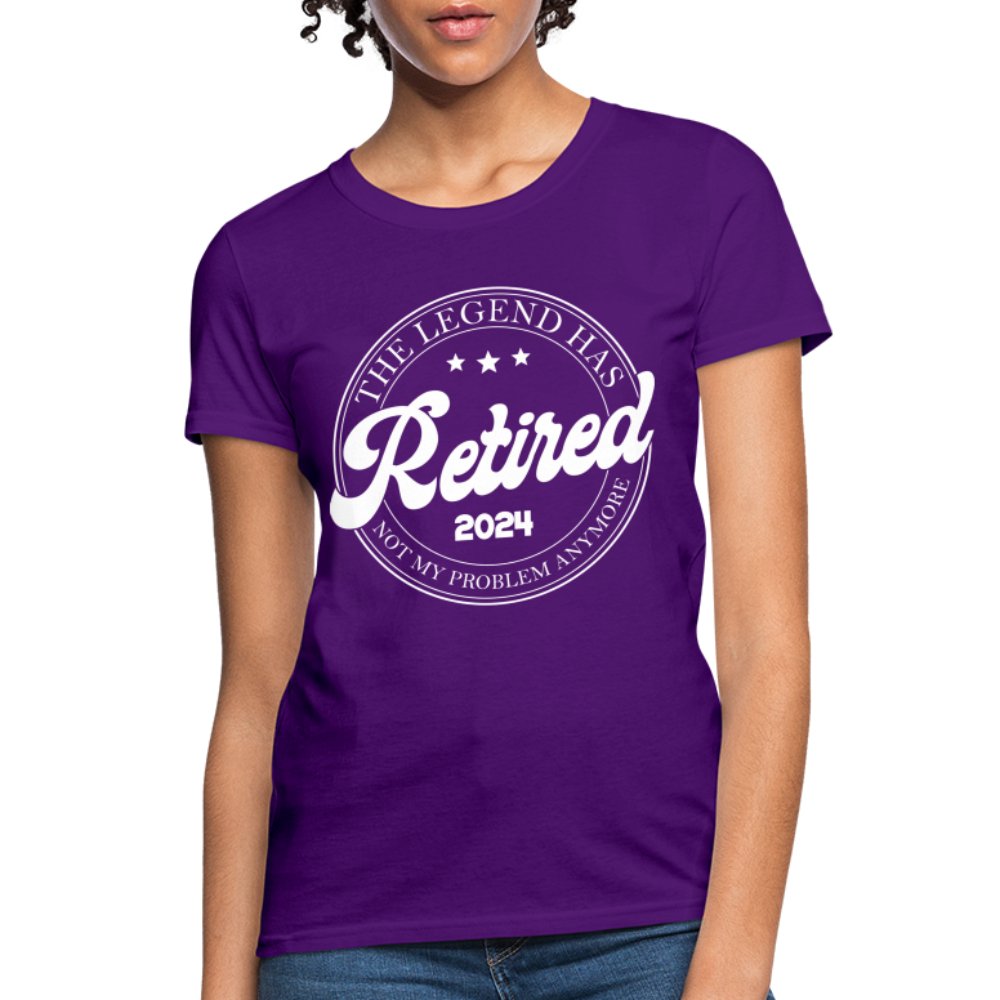 The Legend Has Retired Women's T-Shirt (2024) - heather pink