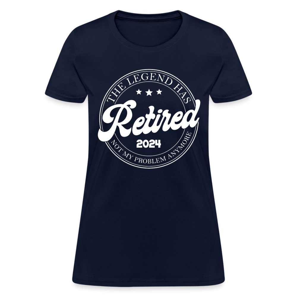 The Legend Has Retired Women's T-Shirt (2024) - navy