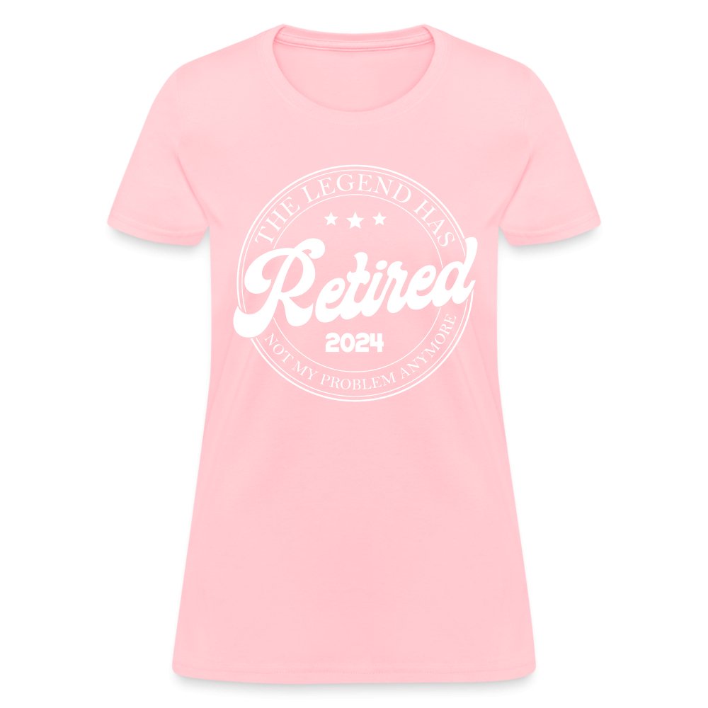 The Legend Has Retired Women's T-Shirt (2024) - pink