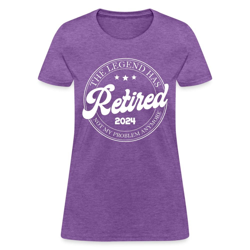 The Legend Has Retired Women's T-Shirt (2024) - purple heather