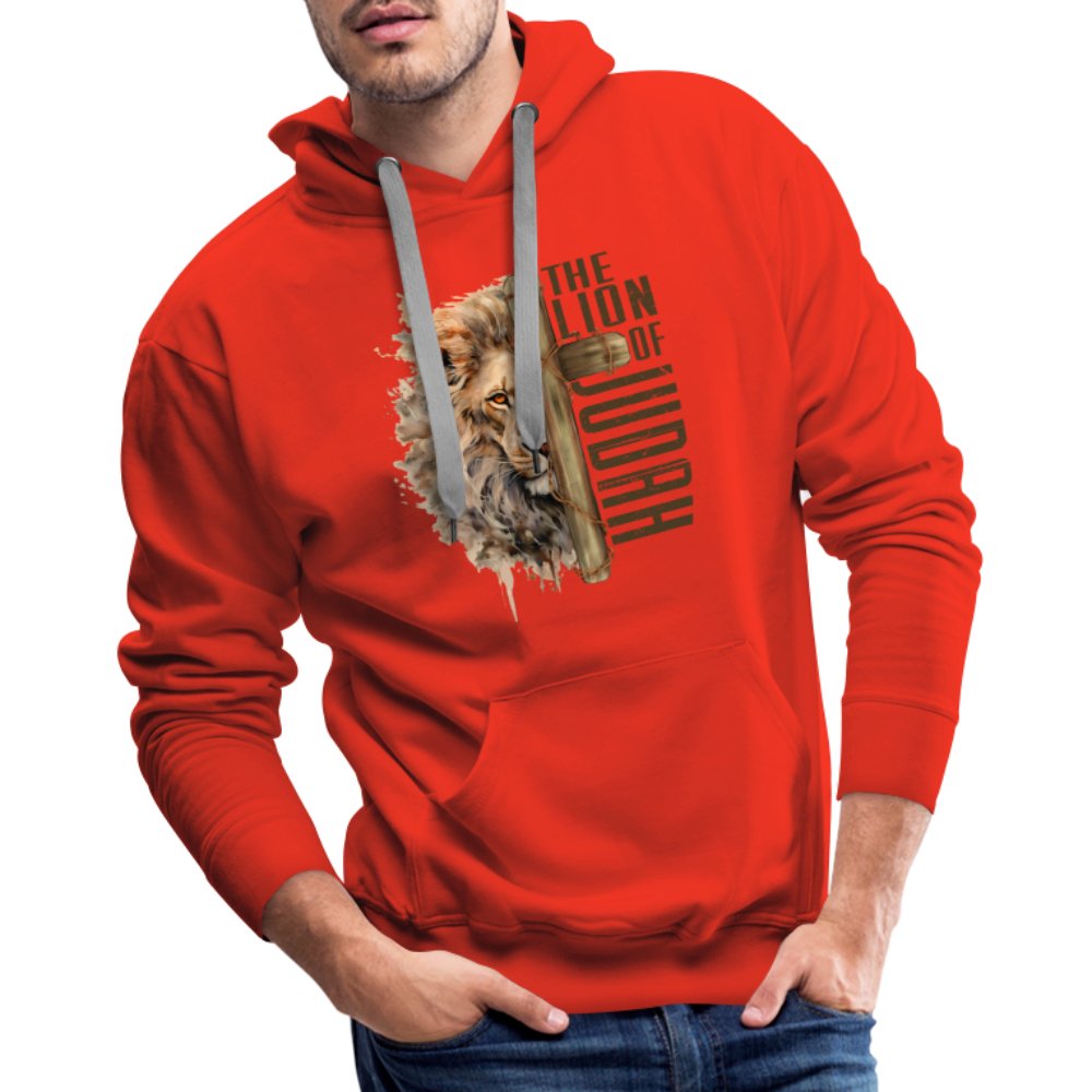 The Lion of Judah Men’s Premium Hoodie - heather grey