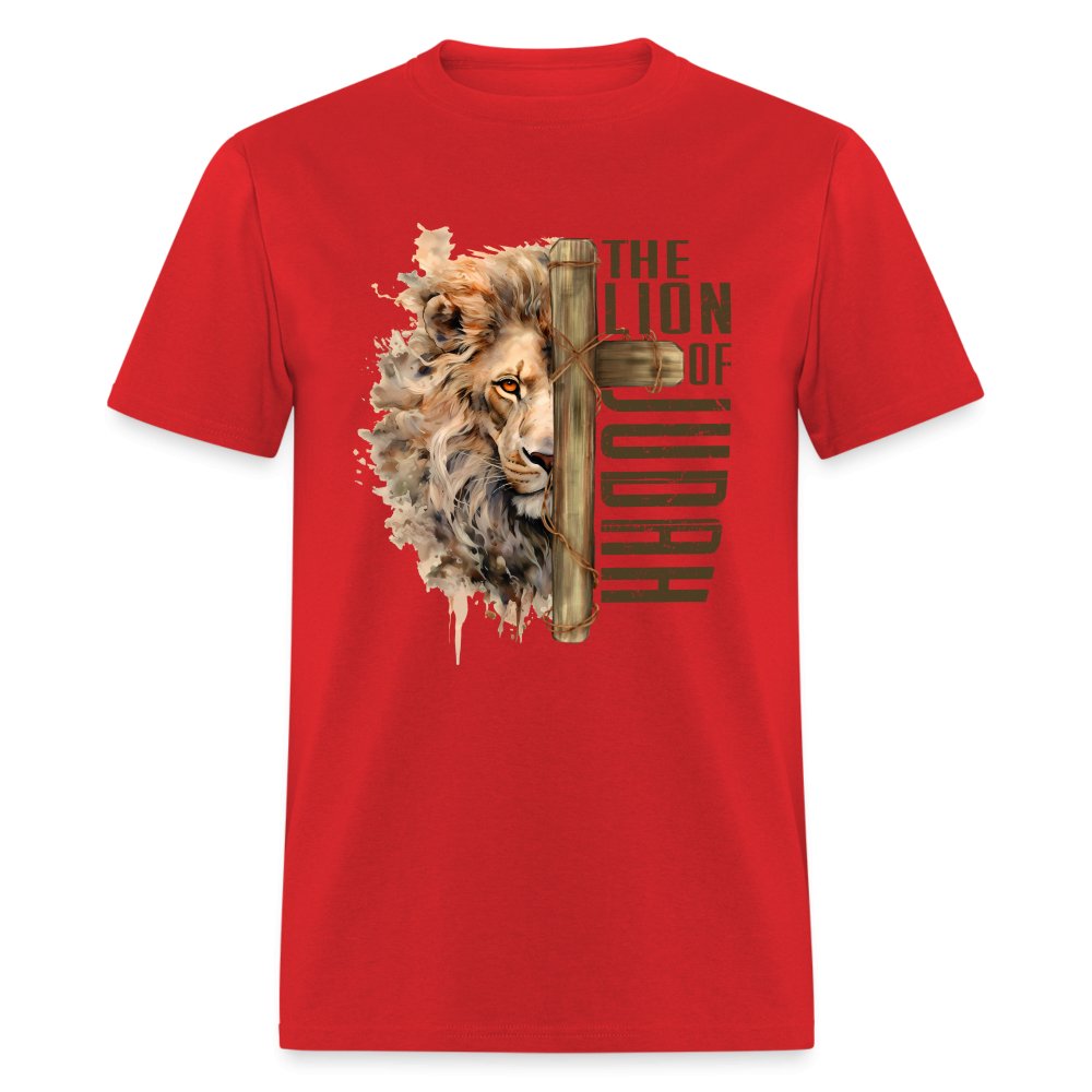 The Lion of Judah T-Shirt - aquatic blue