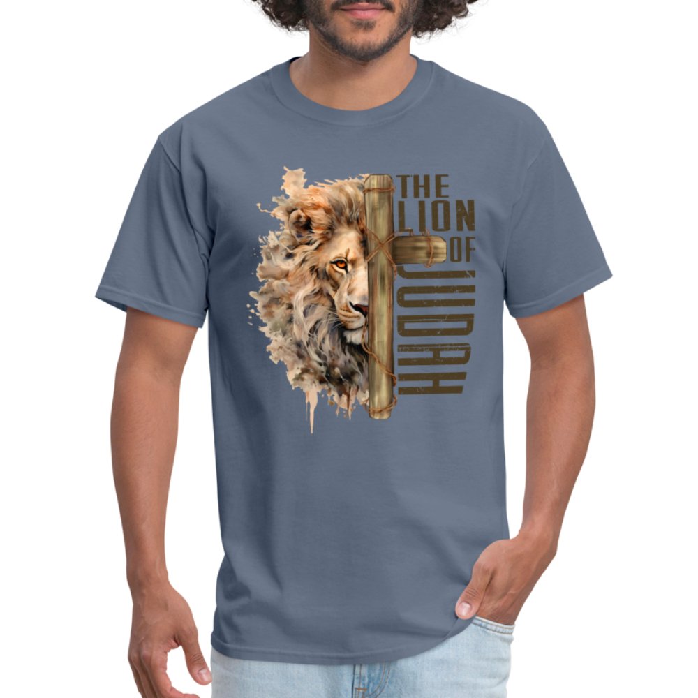 The Lion of Judah T-Shirt - denim