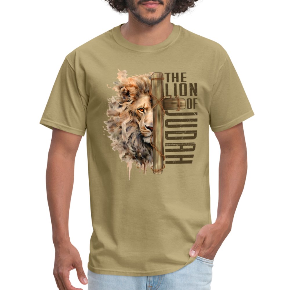 The Lion of Judah T-Shirt - khaki