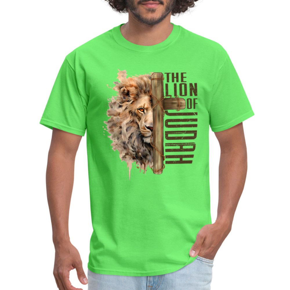 The Lion of Judah T-Shirt - kiwi