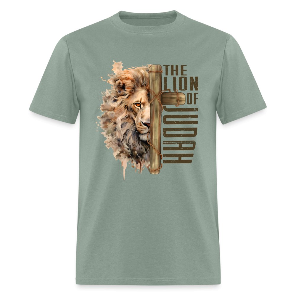 The Lion of Judah T-Shirt - sage