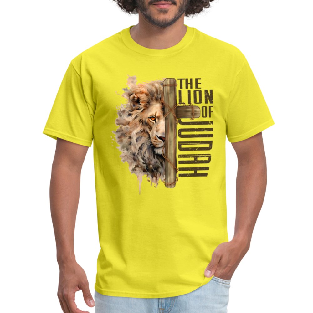 The Lion of Judah T-Shirt - yellow