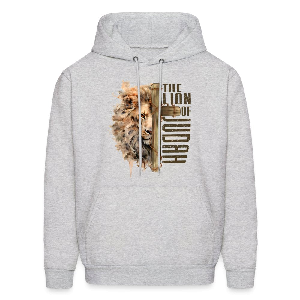 The Lion of Judah Unisex Hoodie - ash