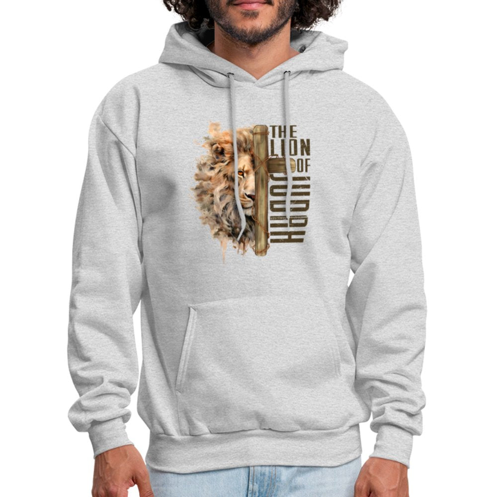 The Lion of Judah Unisex Hoodie - ash