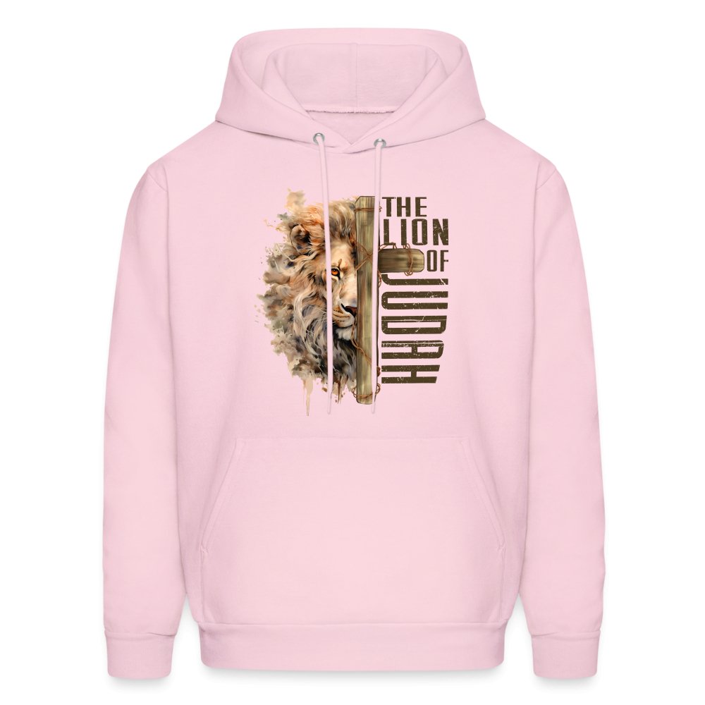 The Lion of Judah Unisex Hoodie - pale pink