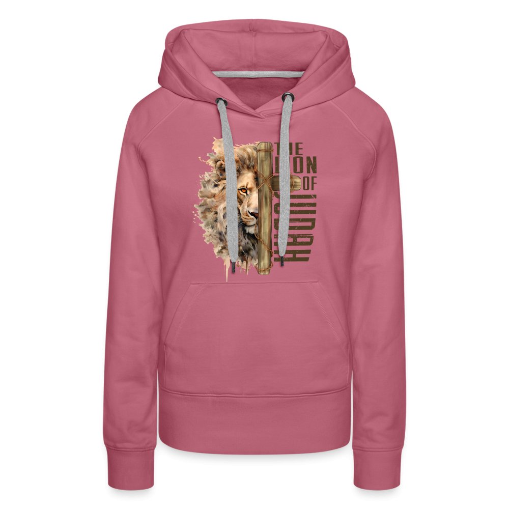 The Lion of Judah Women’s Premium Hoodie - mauve