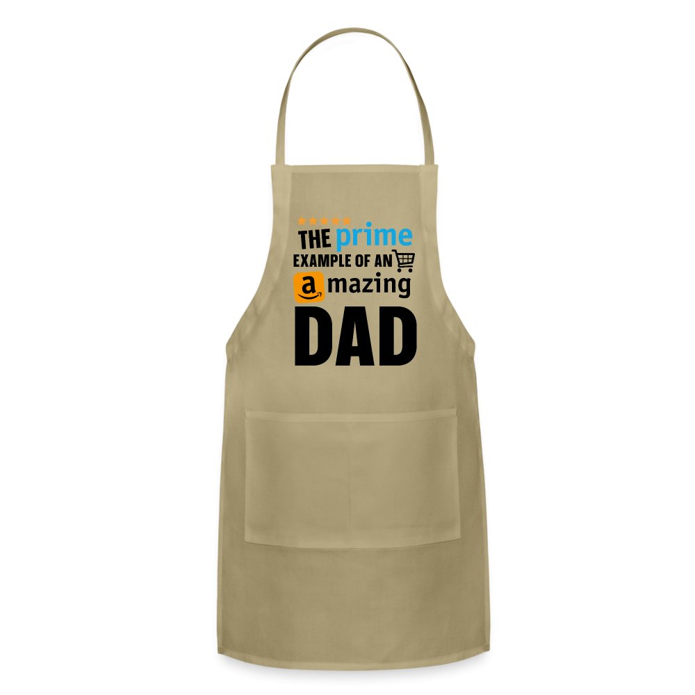 The Prime Example of an Amazing DAD Adjustable Apron - khaki