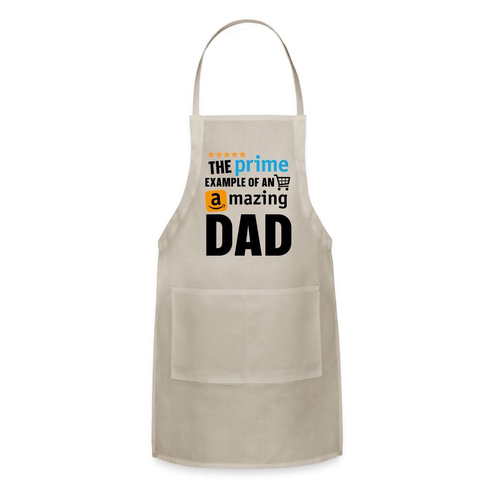 The Prime Example of an Amazing DAD Adjustable Apron - natural