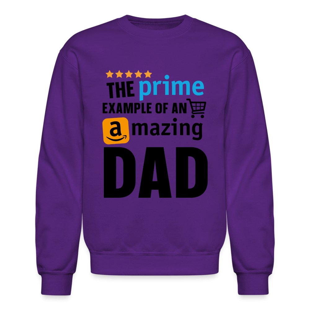 The Prime Example of an Amazing DAD Sweatshirt - purple