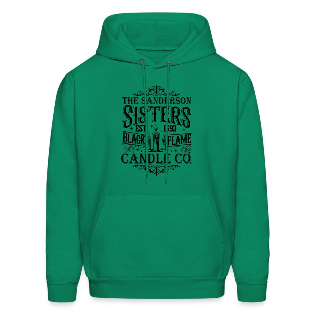 The Sanderson Sisters Black Flame Candle Co Hoodie - kelly green