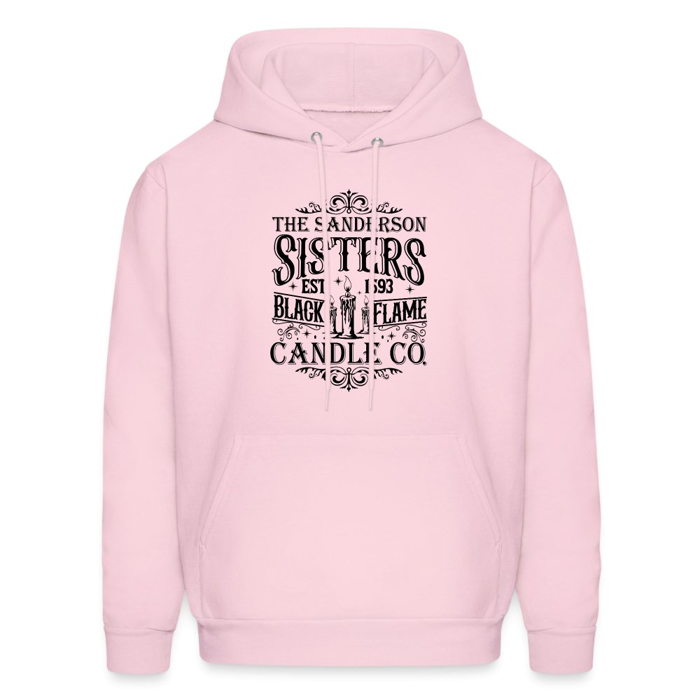 The Sanderson Sisters Black Flame Candle Co Hoodie - pale pink