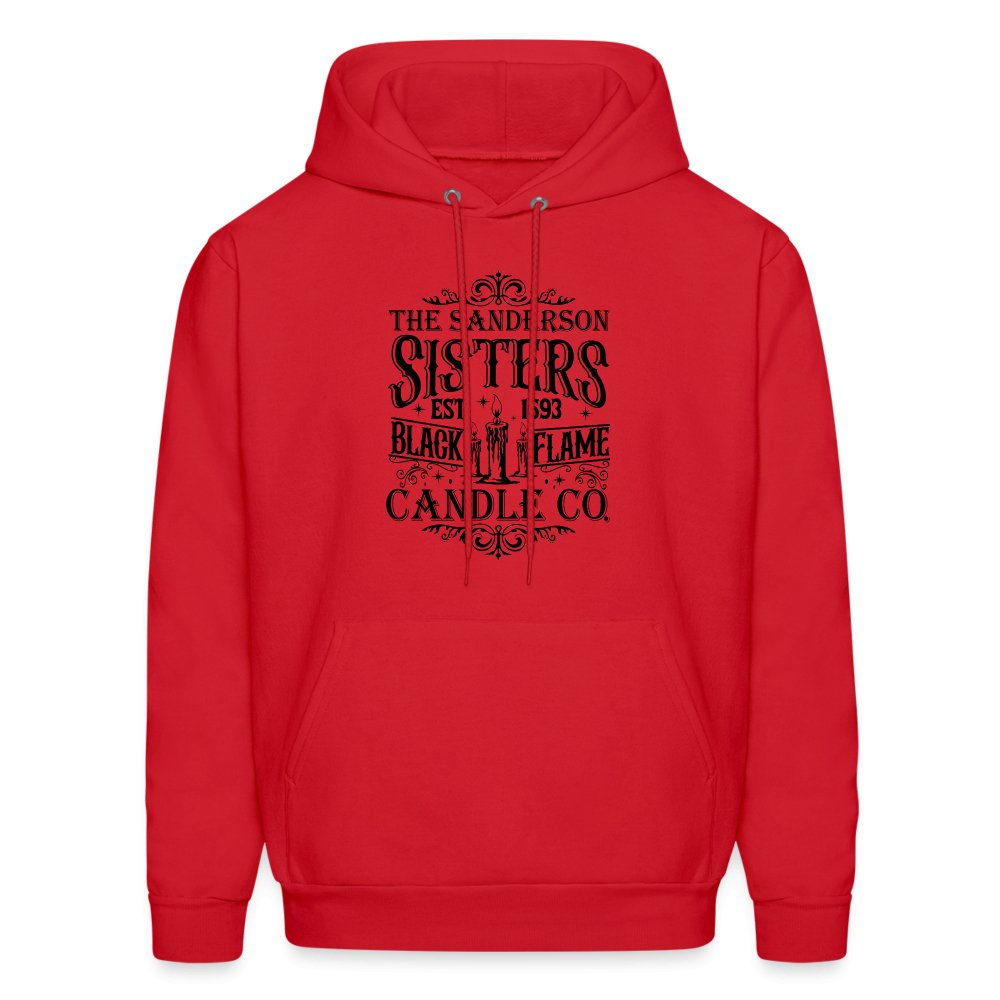 The Sanderson Sisters Black Flame Candle Co Hoodie - red