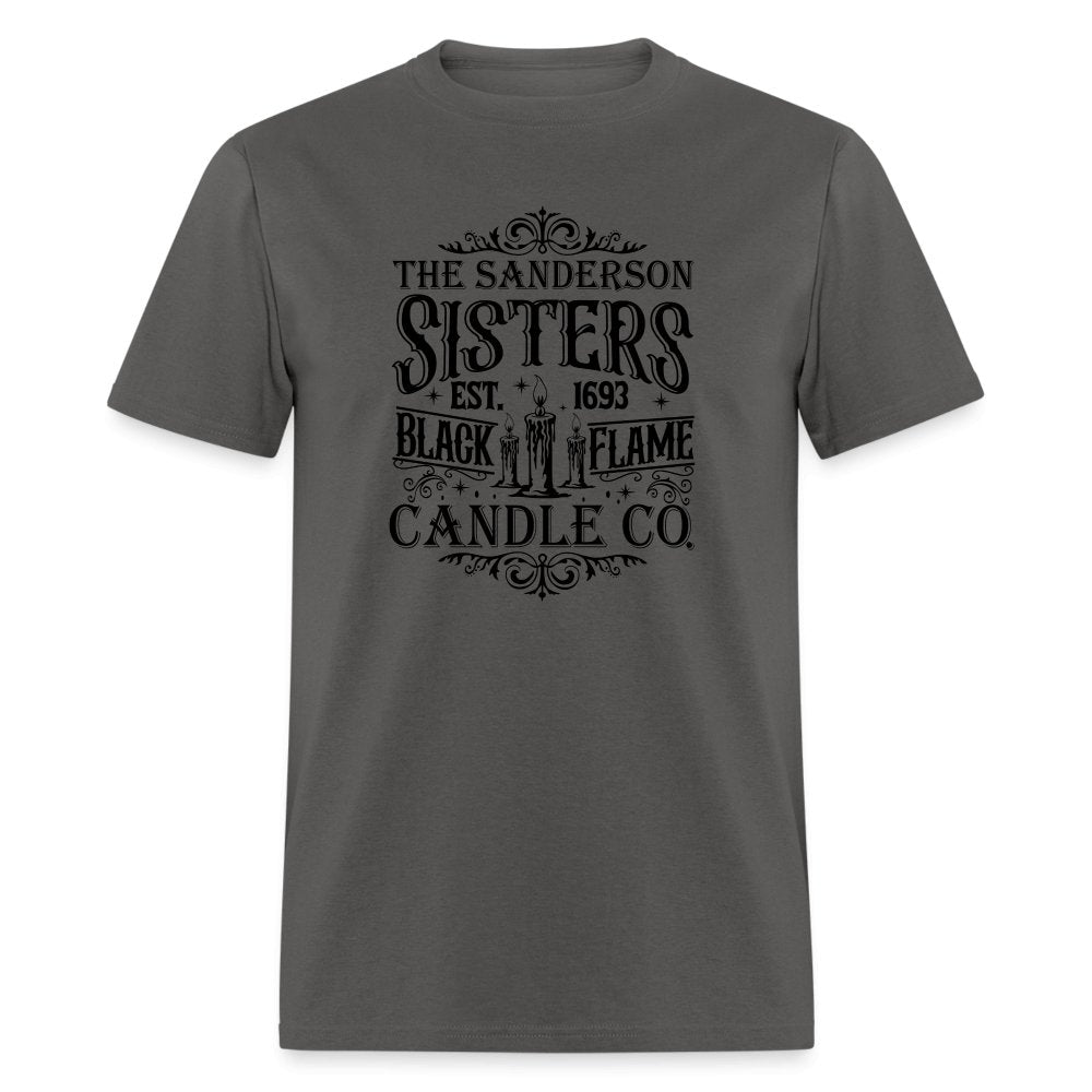 The Sanderson Sisters Black Flame Candle Co T-Shirt - charcoal