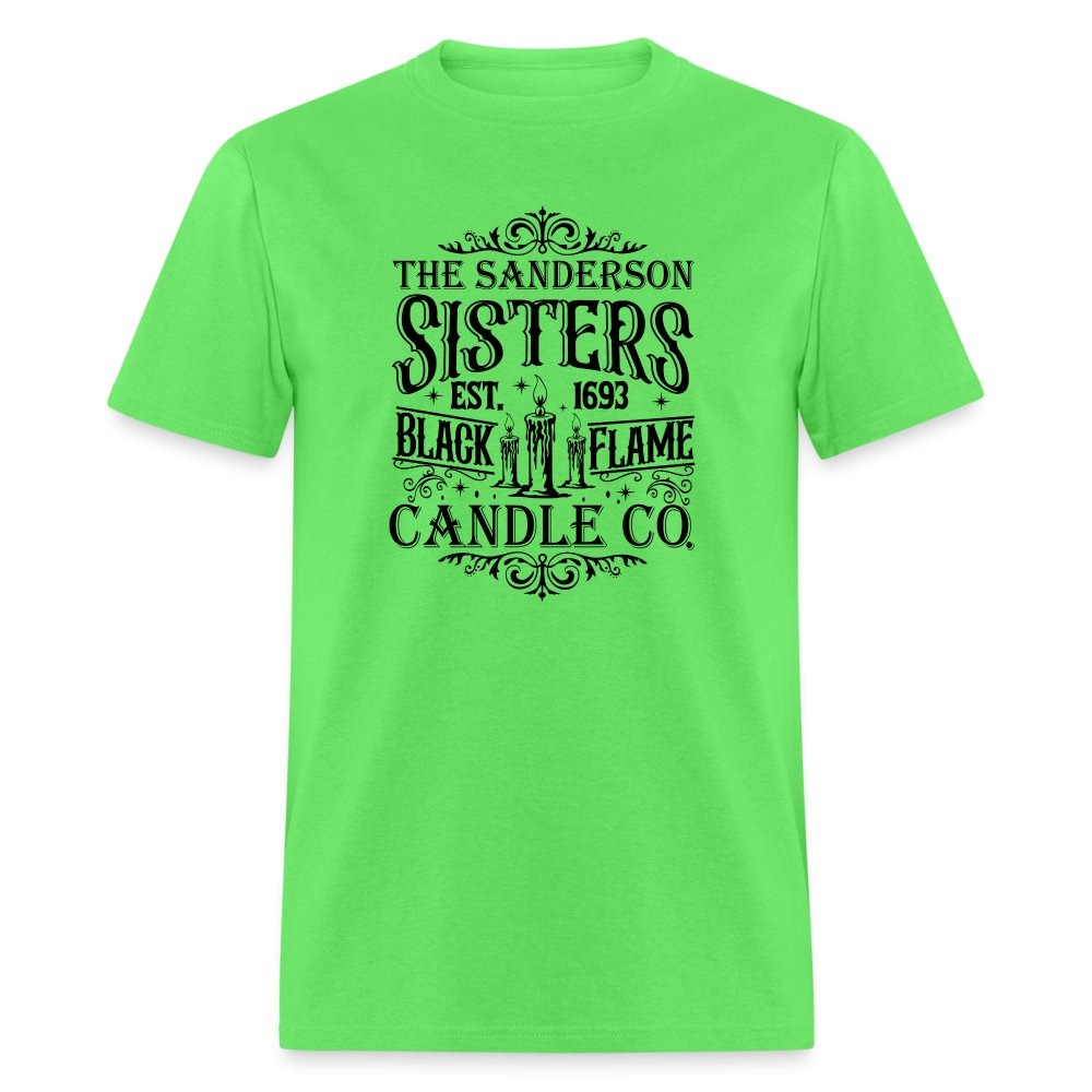 The Sanderson Sisters Black Flame Candle Co T-Shirt - kiwi