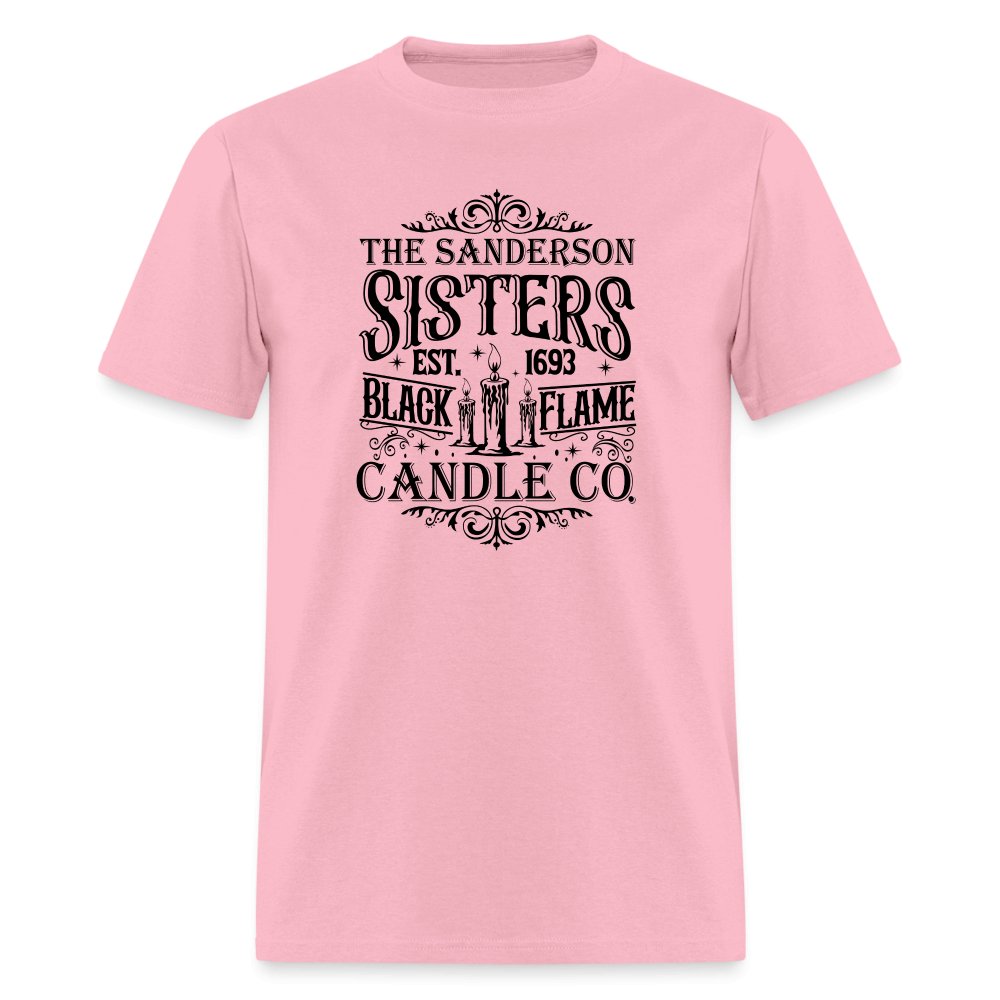 The Sanderson Sisters Black Flame Candle Co T-Shirt - pink