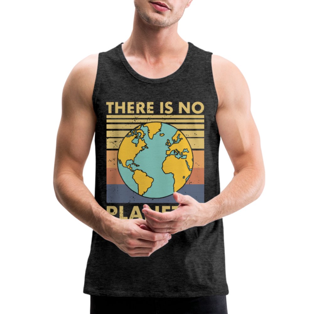 There Is No Planet B Men’s Premium Tank Top - deep navy